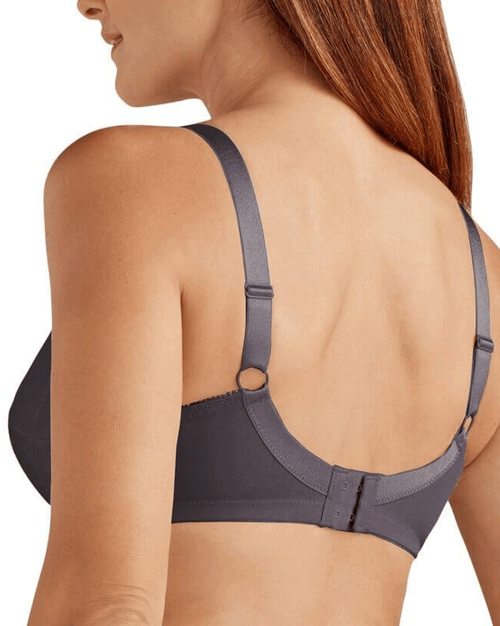 Nancy Non-Wired Bra - Dark Gray