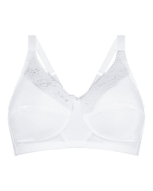 Nancy Wire-Free Bra - White