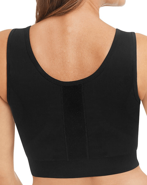 Pamela Seamless Post-Op Bra - Black