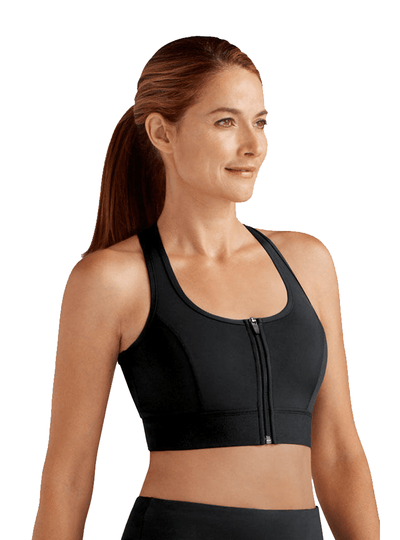 Zipper Bra Medium Support