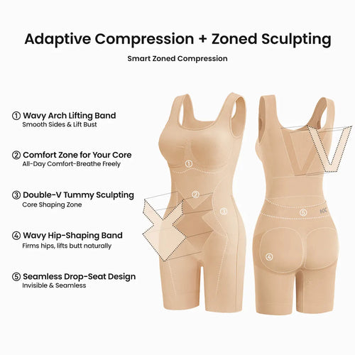 Easelyn EasyOff™ Shaping Bodysuit