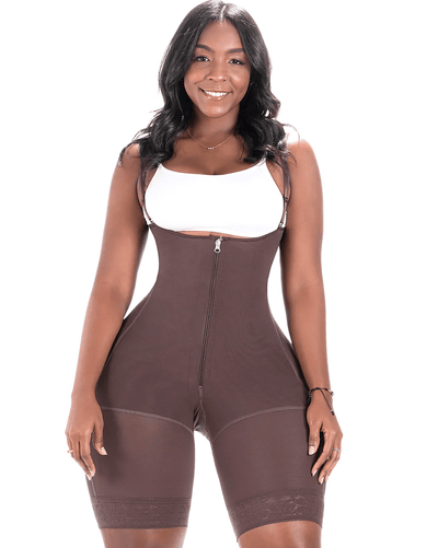 Colombian Faja For Curvy Women with Wide Hips - 4 Hook Closure