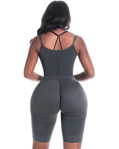 Colombian Faja For Curvy Women With Wide Hips - 4 Hook Closure, Firm Tummy Control