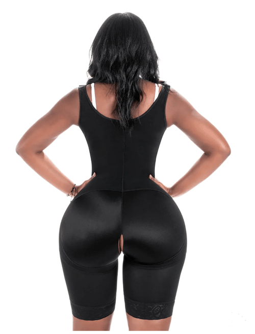 Colombian Faja For Curvy Women With Wide Hips - 4 Hook Closure, Firm Tummy Control