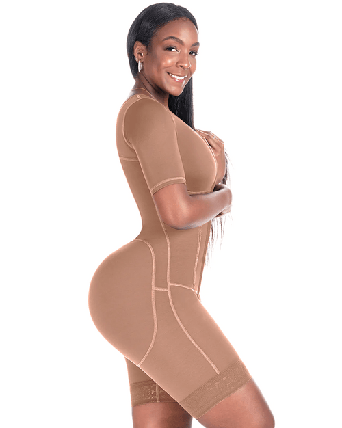 Colombian Fajas with Sleeves and Built-In Bra