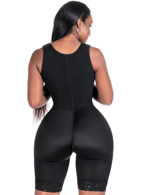 Extreme Shapewear Bodysuit with Built-in Bra - Black