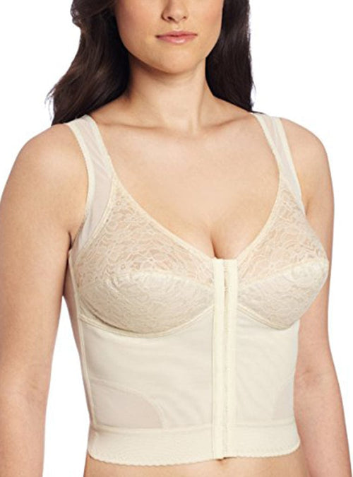 Posture Corrector Longline Bra with Front Closure and Back Support