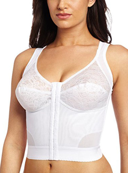 Posture Corrector Longline Bra with Front Closure and Back Support
