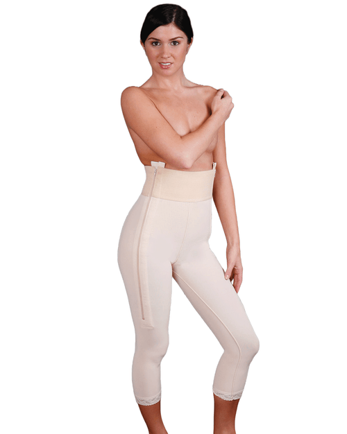 Sculptures Below the Knee Girdle - Black / Beige