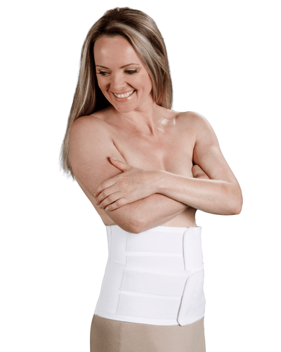 Unisex 12" Multi-Flap Waistbinder White