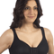 Adjustable Molded Cup Support Shapewear Bra - 710 - Black