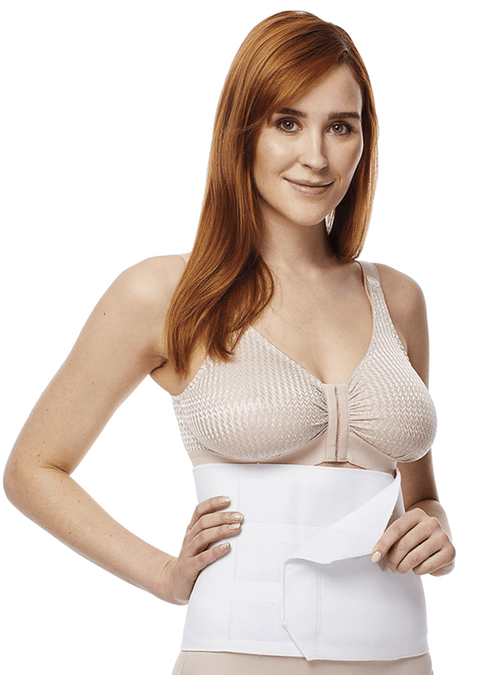 Belleza 9" Abdominal Binder - 729 - White