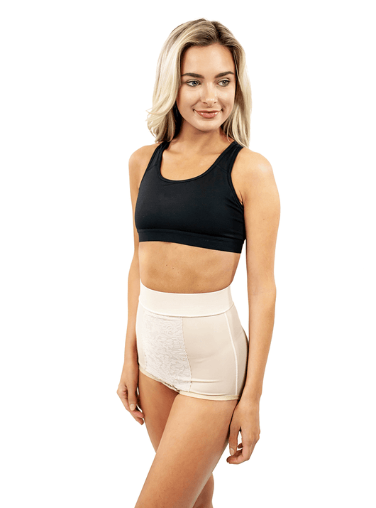 Final Sale Clearance Abdominal Panty Girdle 4" Waist Closed Crotch - Style 22