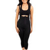 Mid Calf Body Garment Side Zippers open crotch - Style 35Z