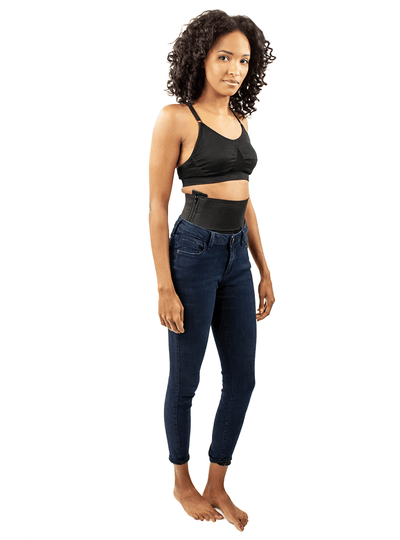Mid Calf Girdle Waist Slit Crotch - Style 2