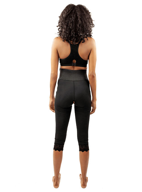 Style 2 Mid-Calf Girdle With 4-Inch Waist And Slit Crotch For First-Stage Recovery