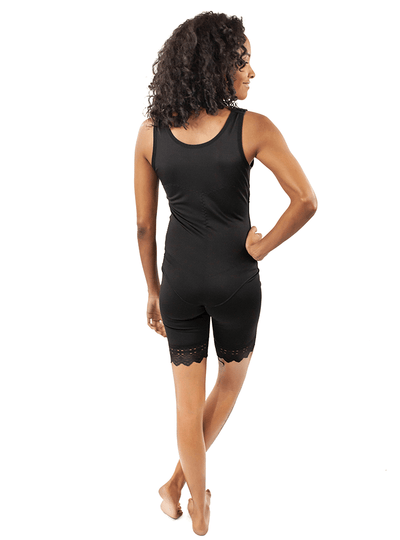 Mid Thigh Body Shaper Slit Crotch - Style 27