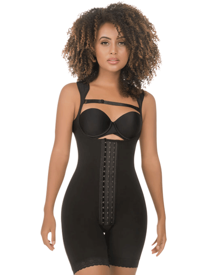 High Control Mid-Thigh Bodysuit - 455
