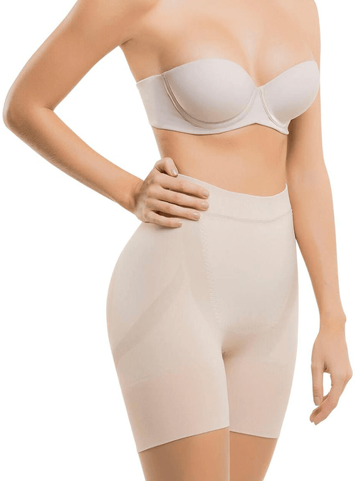 Seamless Abdomen Contouring Seamless Thermal Shorts - 1504