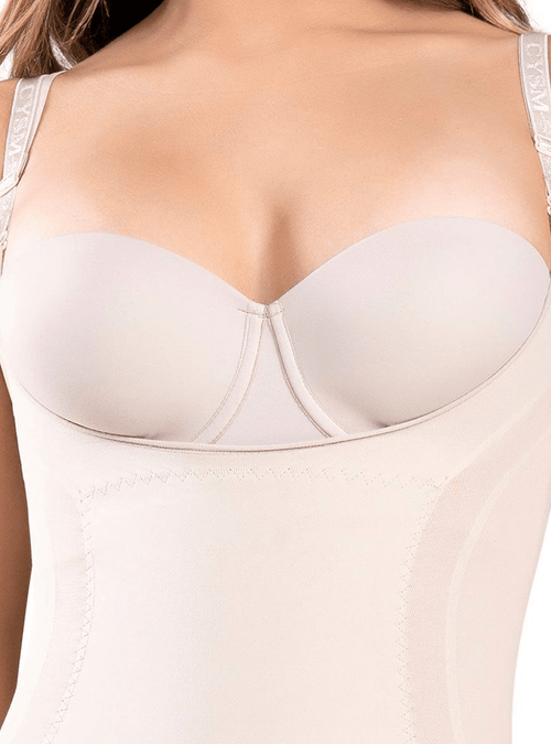 Seamless Thermal Action Weight Loss Hourglass Bodysuit - 1585