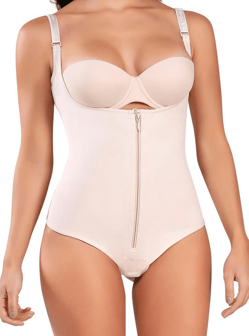 Shapewear Bodysuit Slimming Body Shaper With Back Support And Bust Enhancement