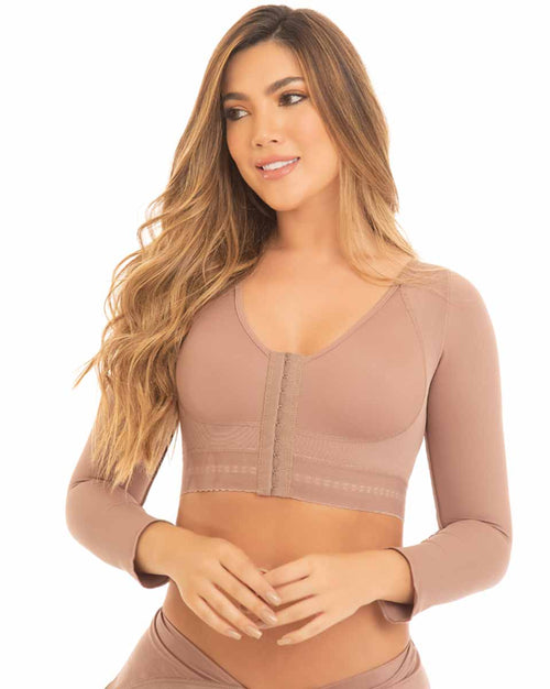 Fajas Post-Surgical Bra with Compression for Bust and Arms