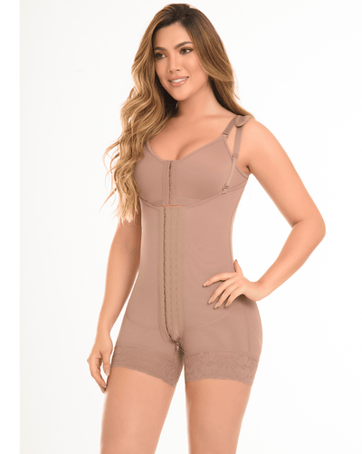 Fajas High Compression 360 Girdle Hip Hugger With Straps And Braless