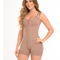 Fajas High Compression 360 Girdle Hip Hugger With Straps And Braless - Size L