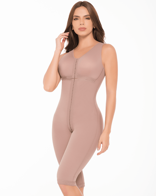 Fajas High Compression Girdle To The Knee With Bra