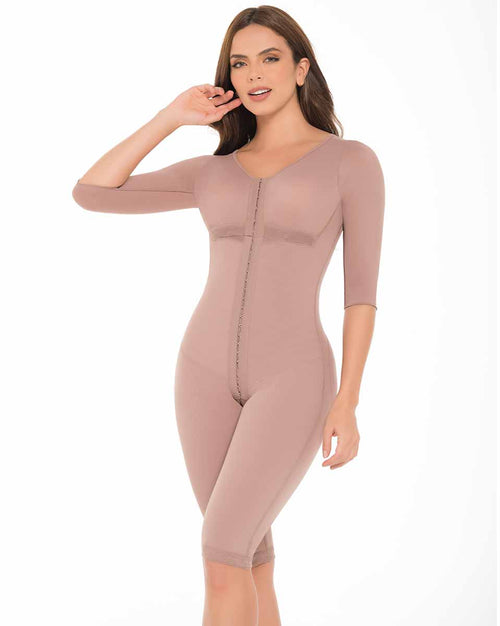 Fajas High Compression Post-Surgical Girdle With Full Coverage and Abdominal Support