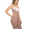 Fajas High Compression Girdle To The Knee With Straps And Braless