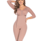 Fajas Knee-Legth Shapewear With Built-In Bra And Arm Sleeves