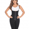 Knee-Length Colombian Fajas Shapewear for Postoperative Compression and Support