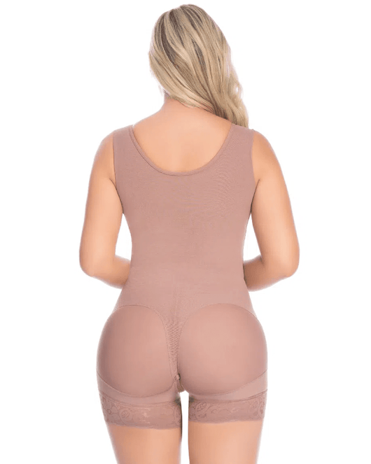 Fajas High Compression Girdle Hip Hugger With Bra