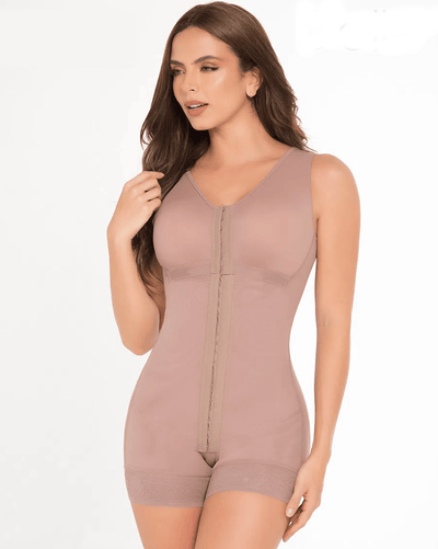 Final Sale Clearance Fajas High Compression Girdle Hip Hugger With Bra - Hooks