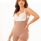 Fajas High compression girdle hip hugger with straps and braless - zipper