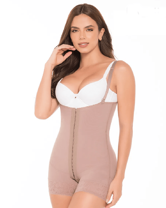 Fajas High Compression Strapless Girdle With Adjustable Straps & Abdominal Control