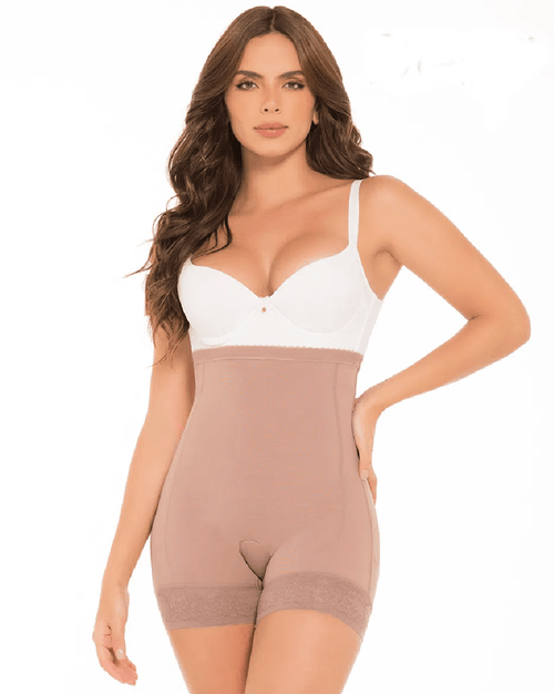 Fajas High Waisted Control Panty - Cocoa