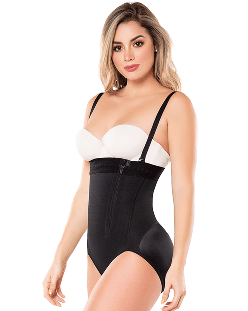 Fajas Strapless Panty Bodysuit Girdle with Medium Compression