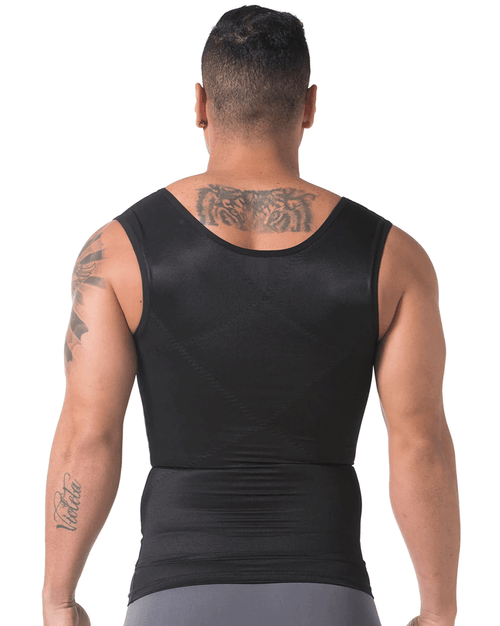 Posture Corrector Body Shaper Vest For Men With Powernet Compression
