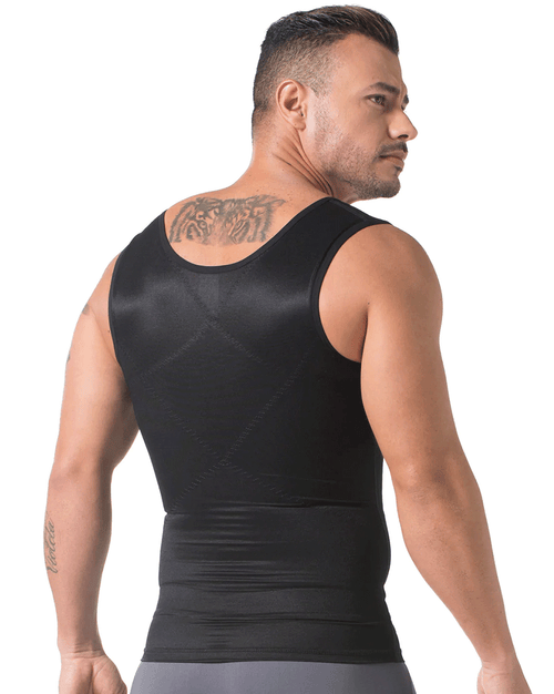 Posture Corrector Body Shaper Vest For Men With Powernet Compression