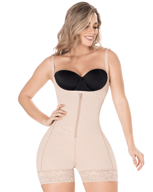 Tummy Control Butt Lifting Bodyshaper Postpartum - Beige