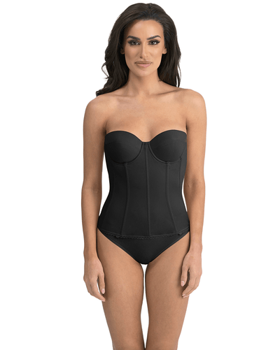Brianna Low Back Strapless Longline Bra