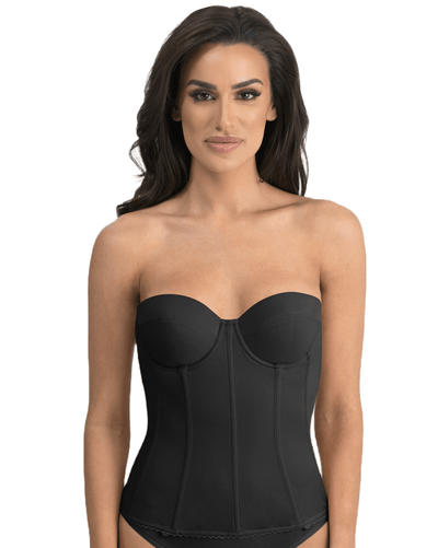 Brianna Low Back Strapless Longline Bra