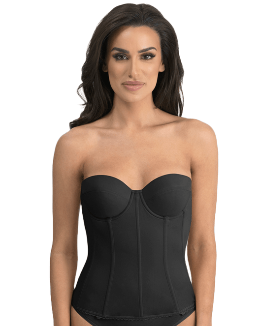 Brianna Low Back Strapless Longline Bra