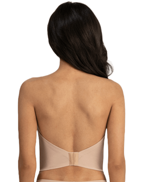 Brie Backless Strapless Bra - Underwire Support, Black and Mocha