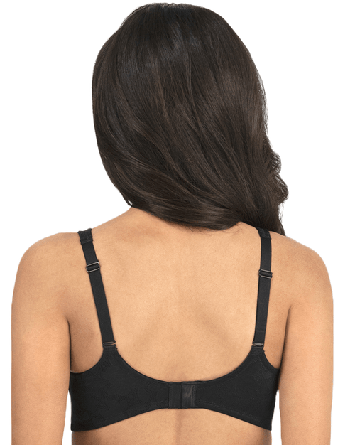 Jolie Jacquard Wire-Free Soft Cup Bra - Full Coverage, No-Slip Fit