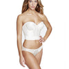 Noemi Backless Satin Longline Bra
