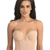 Valerie V Wire Backless Strapless Bra - Mocha