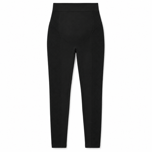 Easelyn Over-Bump Maternity Leggings in Black